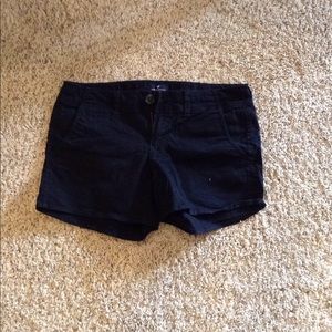 Black khaki American Eagle shorts